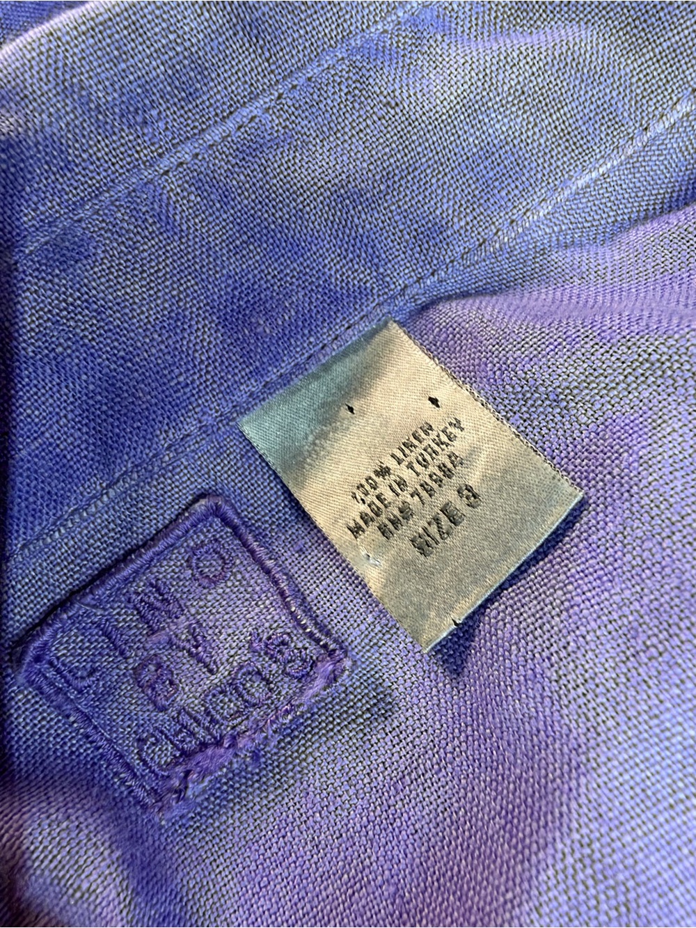 Lavender Button-Up Work Shirt Jacket - Picture 3 of 3